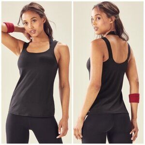 NWT Fabletics "Carmen" Performance Black Tank Top Sz. XS
